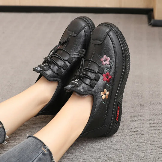 Gemma Leder Winter Sneaker | Stylisch & Bequem R&B