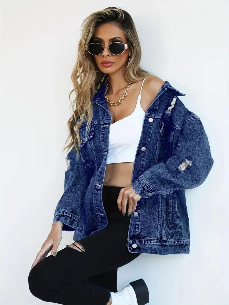 R&B | Oversized Jeansjacke für Damen