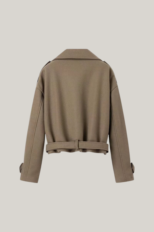 R&B | Kragenbeltes Jacke