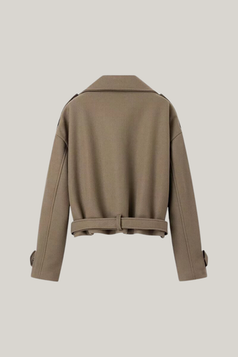 R&B | Kragenbeltes Jacke
