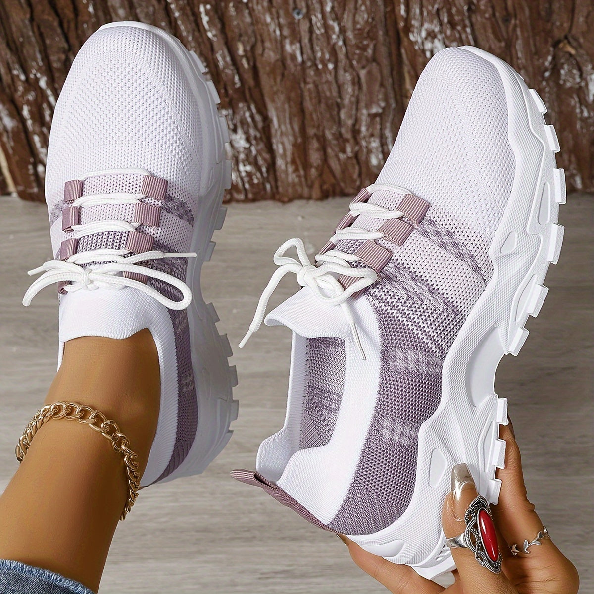 Und Lila Sneaker Sophia R&B