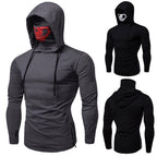 Herren Kapuzenpullover mit kreativem Totenkopf-Design