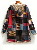 R&B | Retro Patchwork Winterjacke