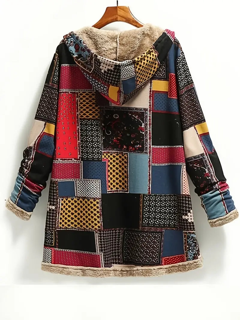R&B | Retro Patchwork Winterjacke