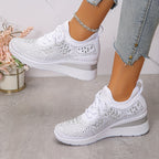 Elegante Sneakers mit Strasssteinen R&B R&B
