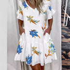 R&B | Pendelkleid mit V-Ausschnitt