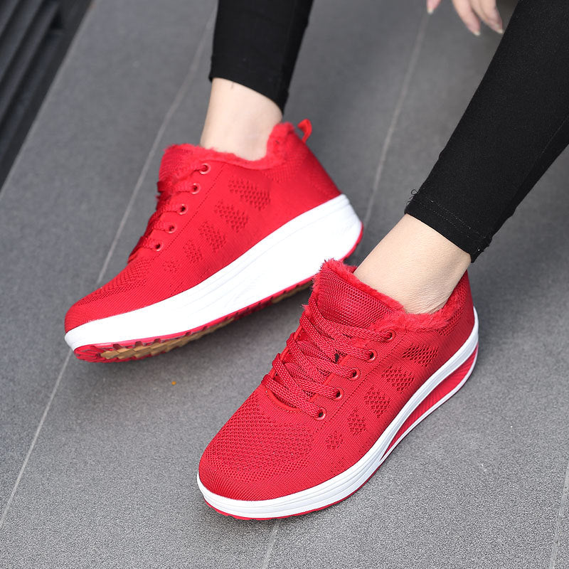 Damen Bequeme Laufschuhe mit warmem Innenfutter