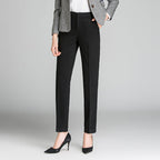 Damen Business Stoffhose mit feiner Struktur