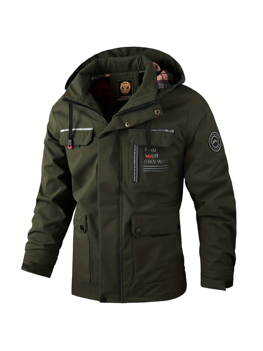 R&B | Herren Kapuzen Utility Jacke