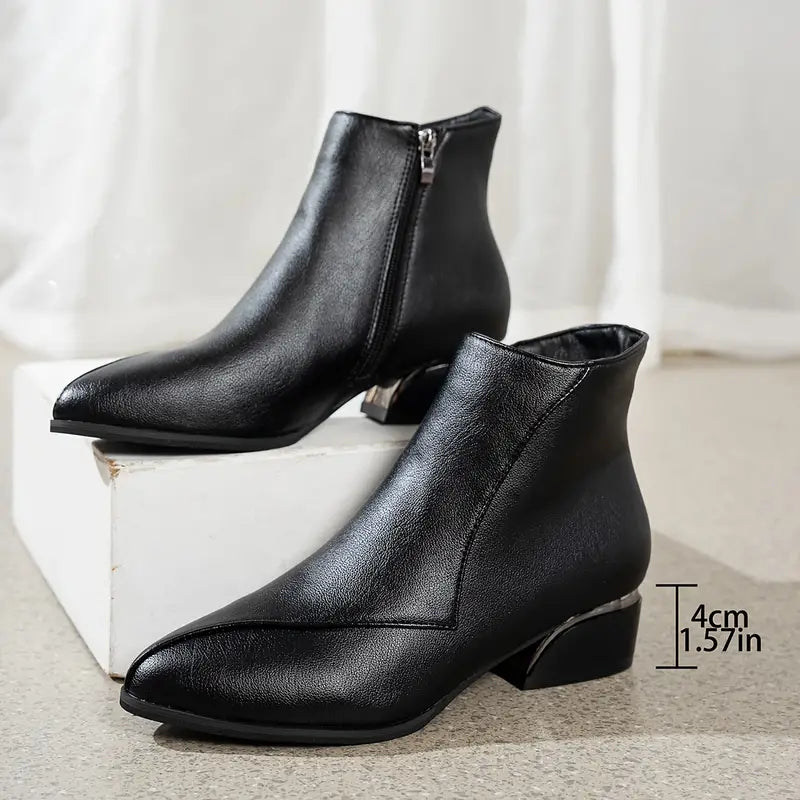 R&B | Damen Chunky Niedrige Absatz Stiefeletten