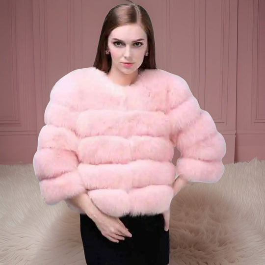 R&B | Wood Luxuriöser Mantel für Frauen
