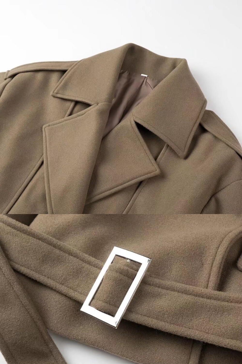 R&B | Kragenbeltes Jacke