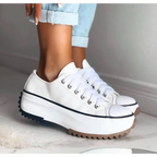 Bequeme Plateau-Sneaker für Frauen