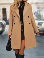R&B | Damen Doppelreihiger Trenchcoat