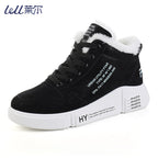 Damen Winterliche High-Top Sneaker mit kuscheligem Innenfutter und rutschfester Sohle R&B