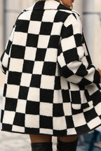 R&B | Gitter Sherpa Jacke Polyester Warm und Trendy Produktbeschreibung: