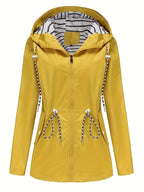 R&B | Regenjacke - Wasserdicht mit Kapuze - Verstellbare Passform - Praktische Taschen