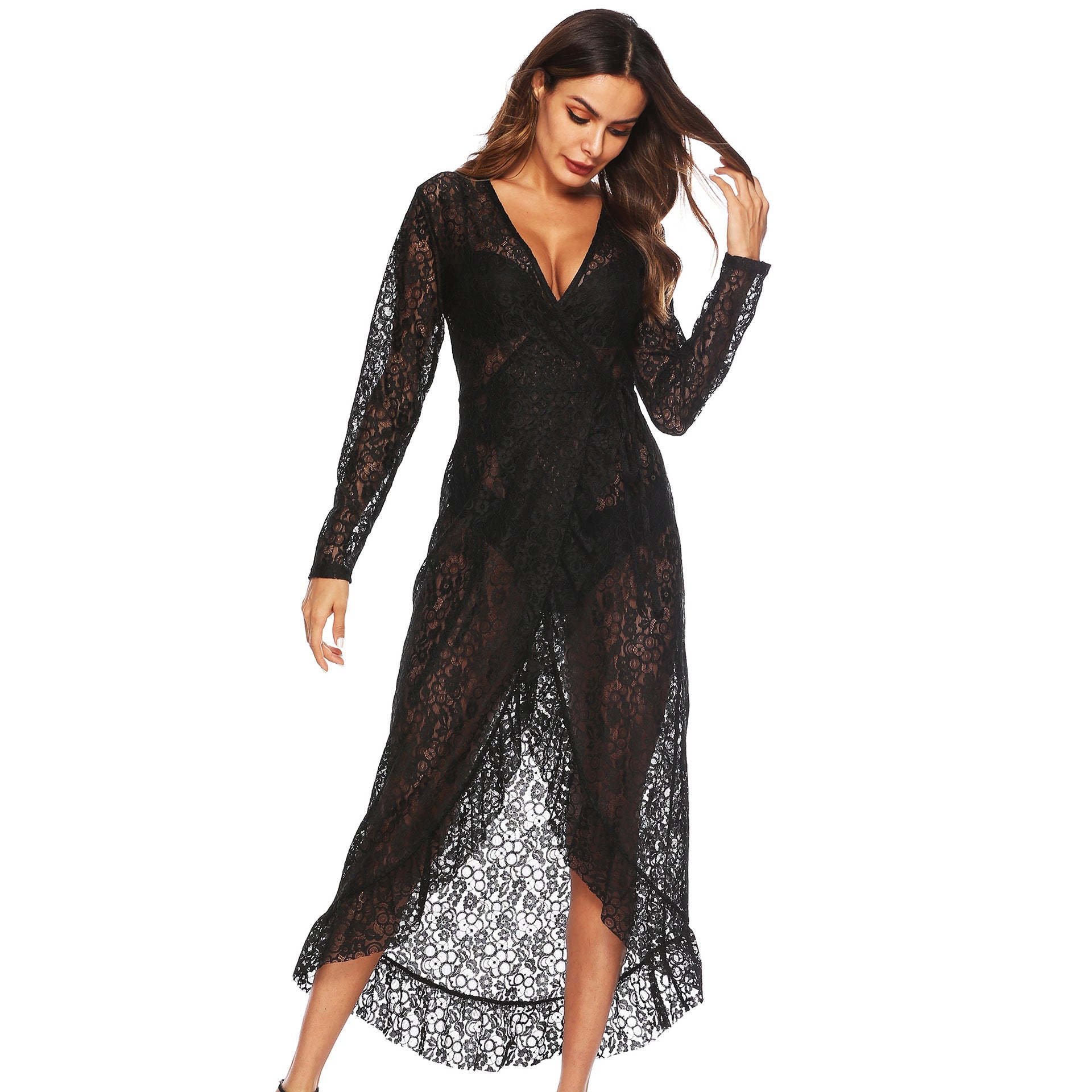 Damen Spitzenkleid R&B
