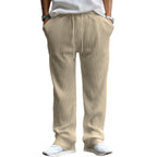 R&B | Dropping Gestreifte Hose mit hoher Taille und weitem Bein