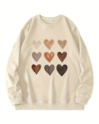 R&B | Buntes Herzförmiges Pullover