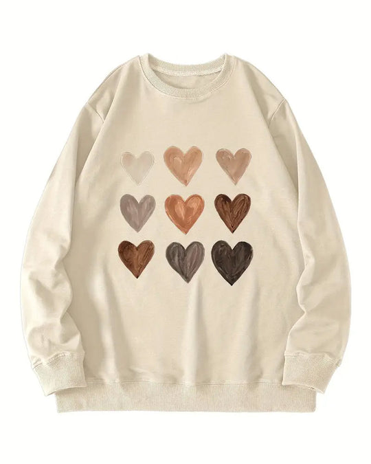 R&B | Buntes Herzförmiges Pullover