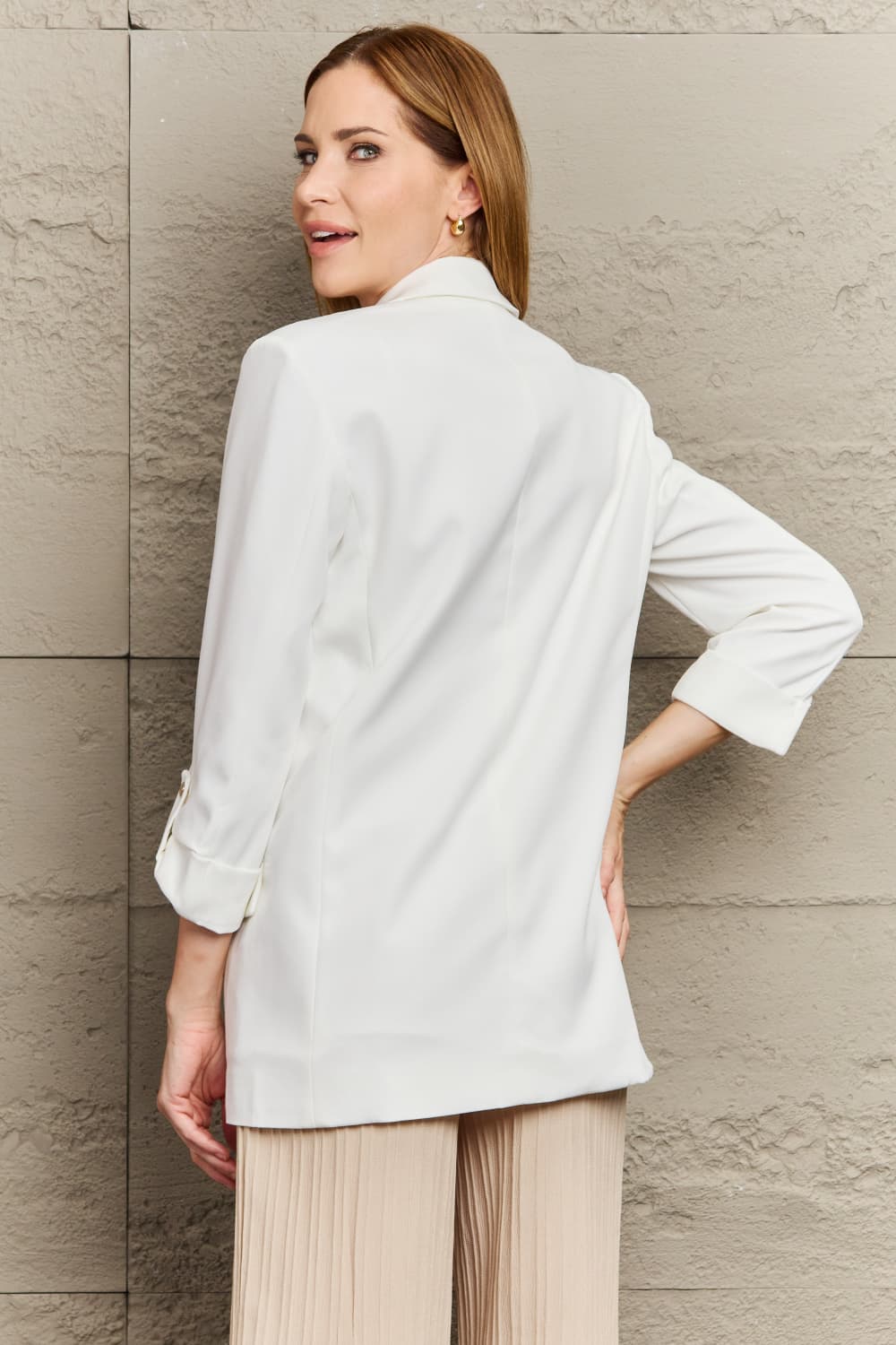 R&B | Reverskragen Langjacke Blazer