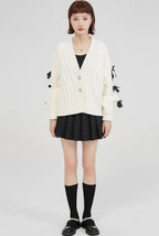 R&B | Strickjacke mit Schleifendetails
