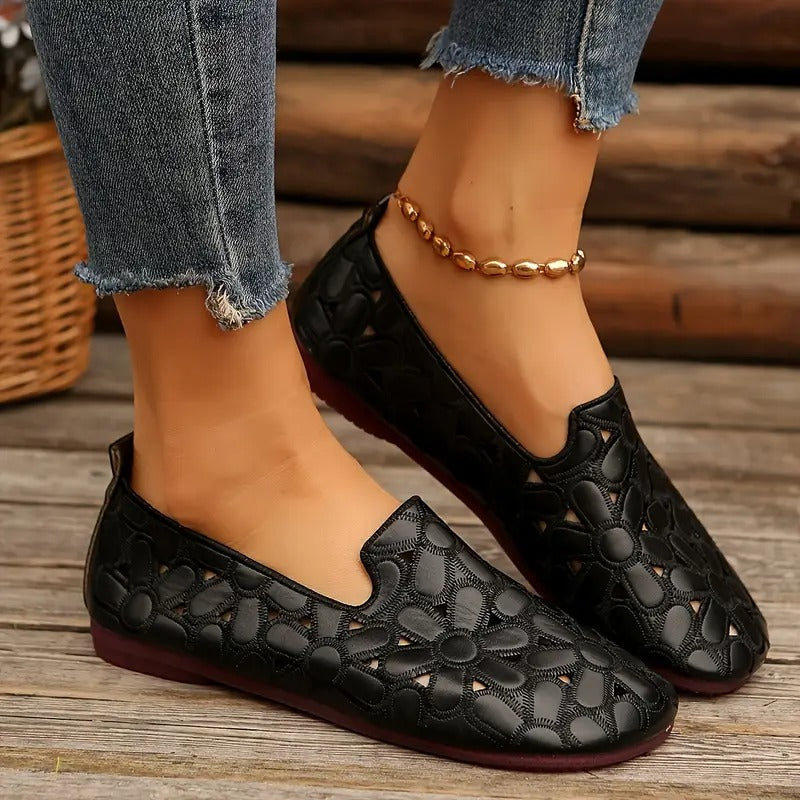 Bequeme Oxford-Ballerinas für Damen R&B R&B