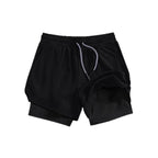 R&B | Atmungsaktive Doppel-Shorts für Männer
