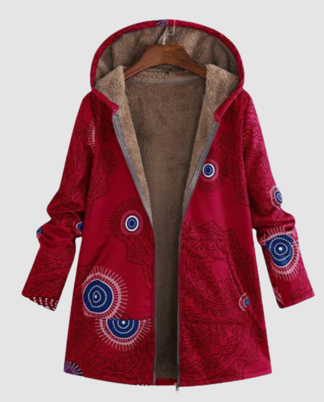 Winterjacke Damen Blumenmuster | R&B