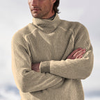 R&B | Turtleneck Strickpullover Baumwolle und Polyester Komfortabel und Warm