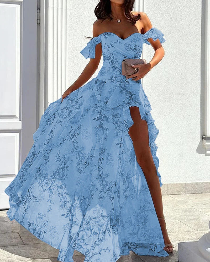 R&B | Elegantes Geblümtes Kleid