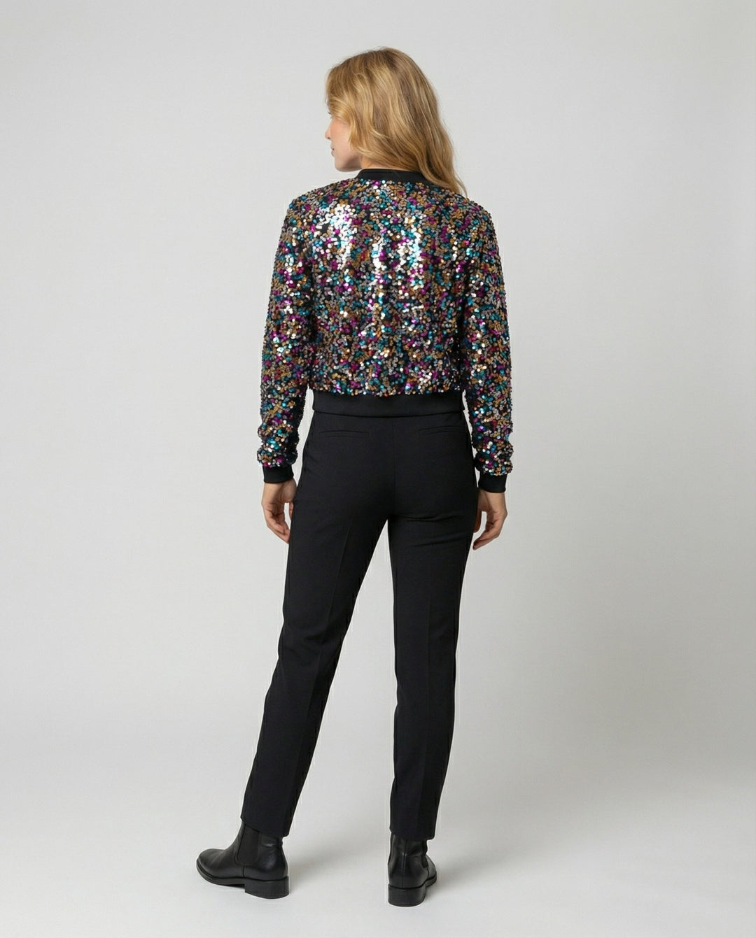 Pailletten Bomberjacke Damen | R&B
