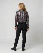 Pailletten Bomberjacke Damen | R&B