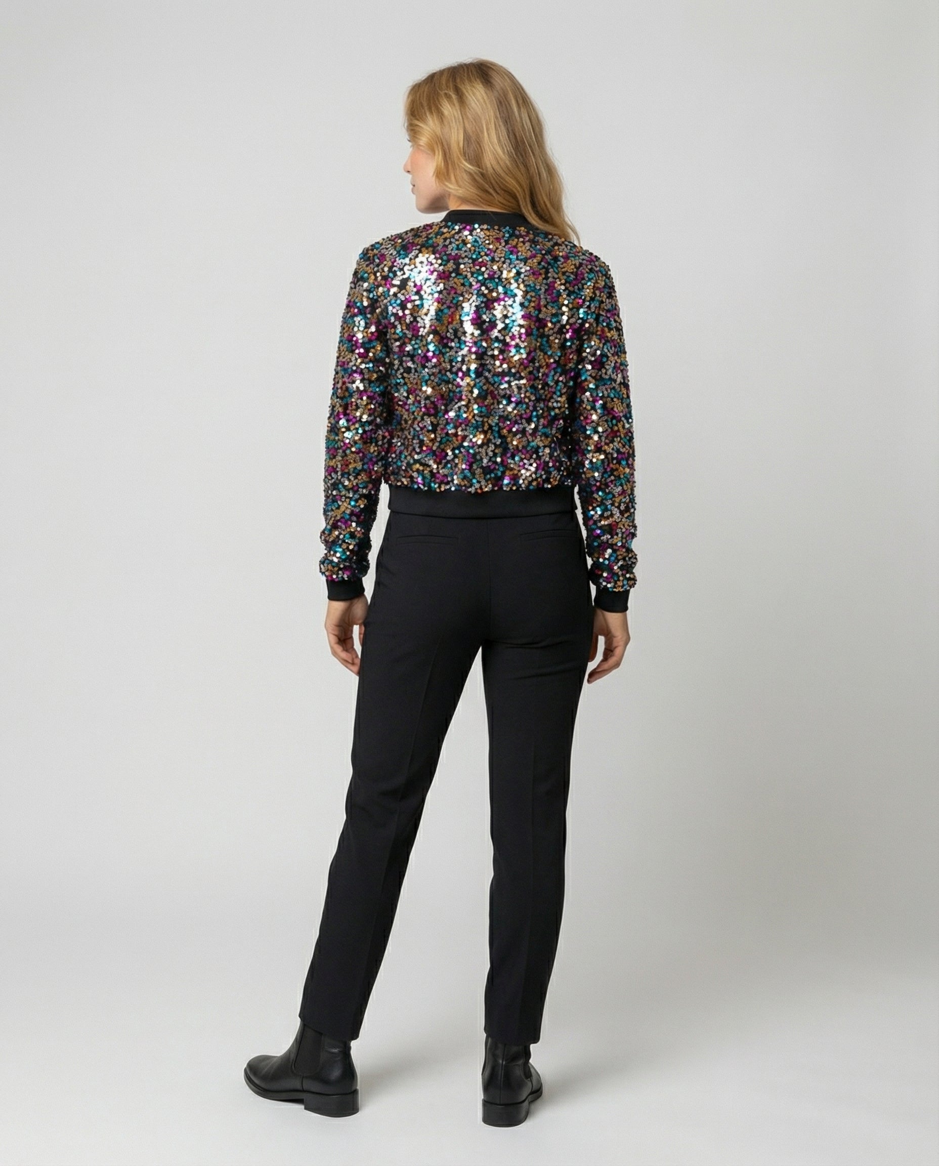Pailletten Bomberjacke Damen | R&B
