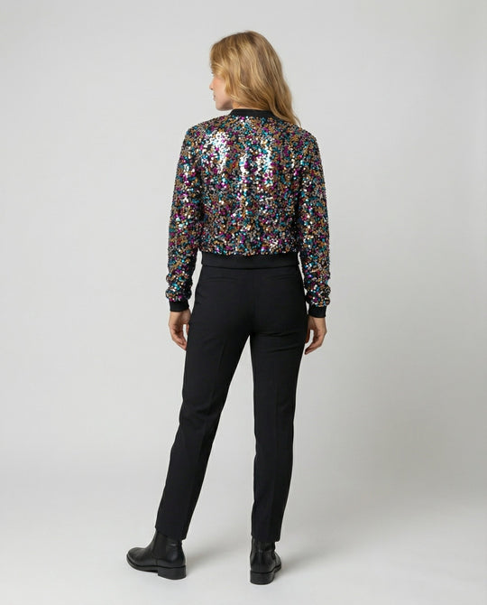 Pailletten Bomberjacke Damen | R&B