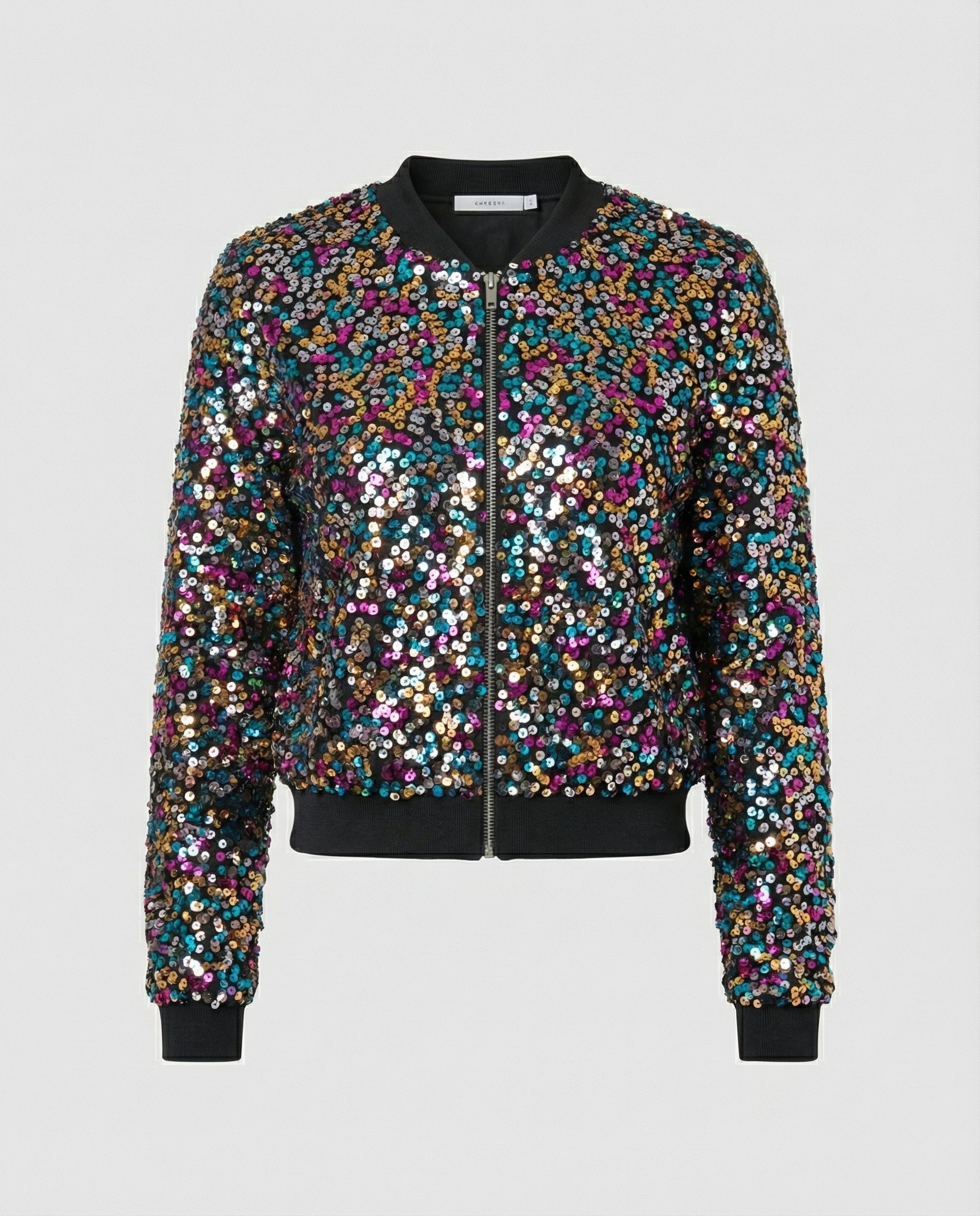 Pailletten Bomberjacke Damen | R&B