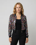 Pailletten Bomberjacke Damen | R&B