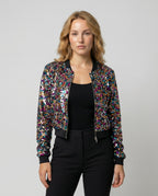 Pailletten Bomberjacke Damen | R&B