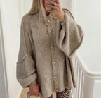 R&B | Gemütlicher Oversized Strickcardigan-Pullover