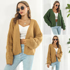 R&B | Schicke & gemütliche Strickjacke mit Puffärmeln