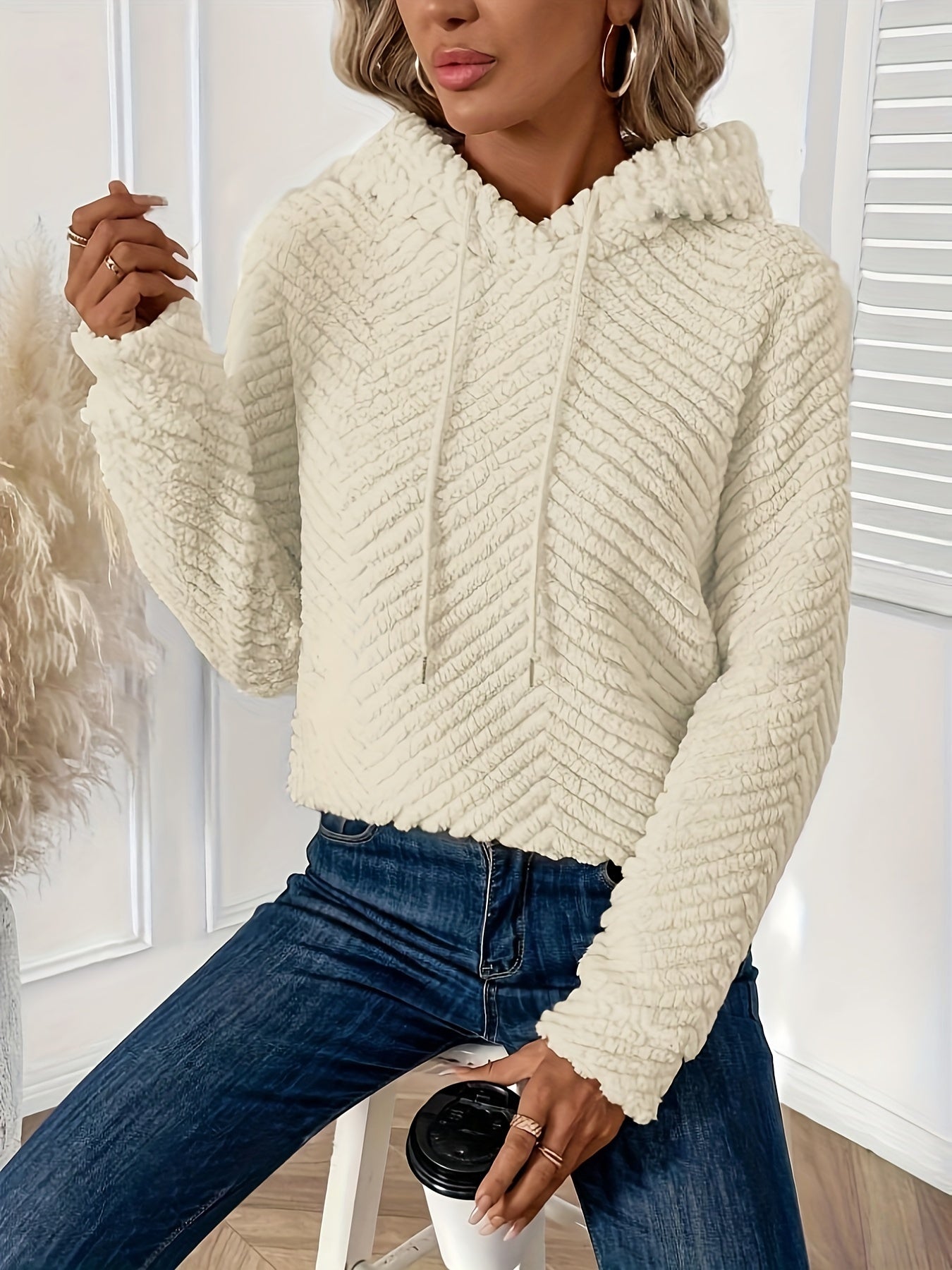 R&B | Weicher Kapuzenpullover Polyester Bequem und Trendy