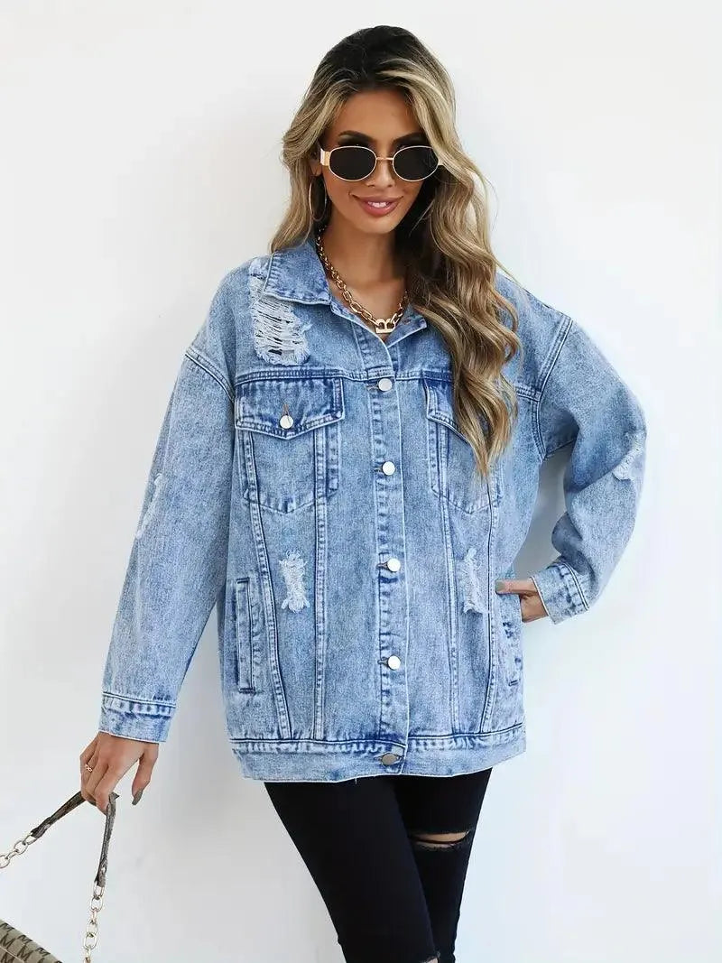 R&B | Oversized Jeansjacke für Damen