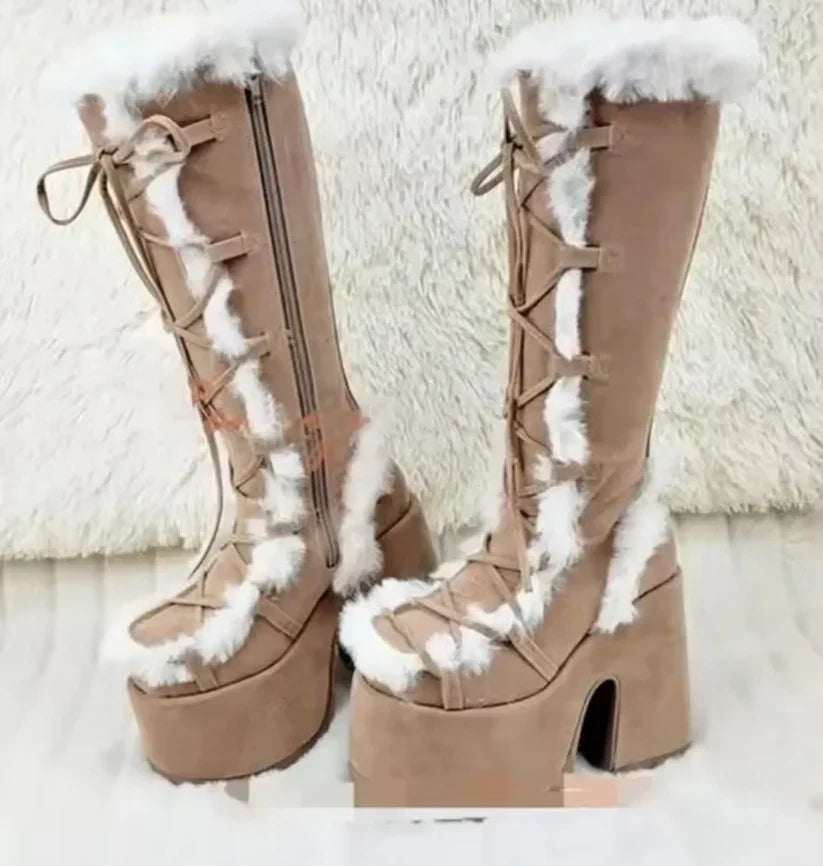 R&B | Dicksohlige Fellstiefel