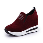Damen Wedge-Sneaker mit elegantem Obermaterial und komfortabler Sohle R&B