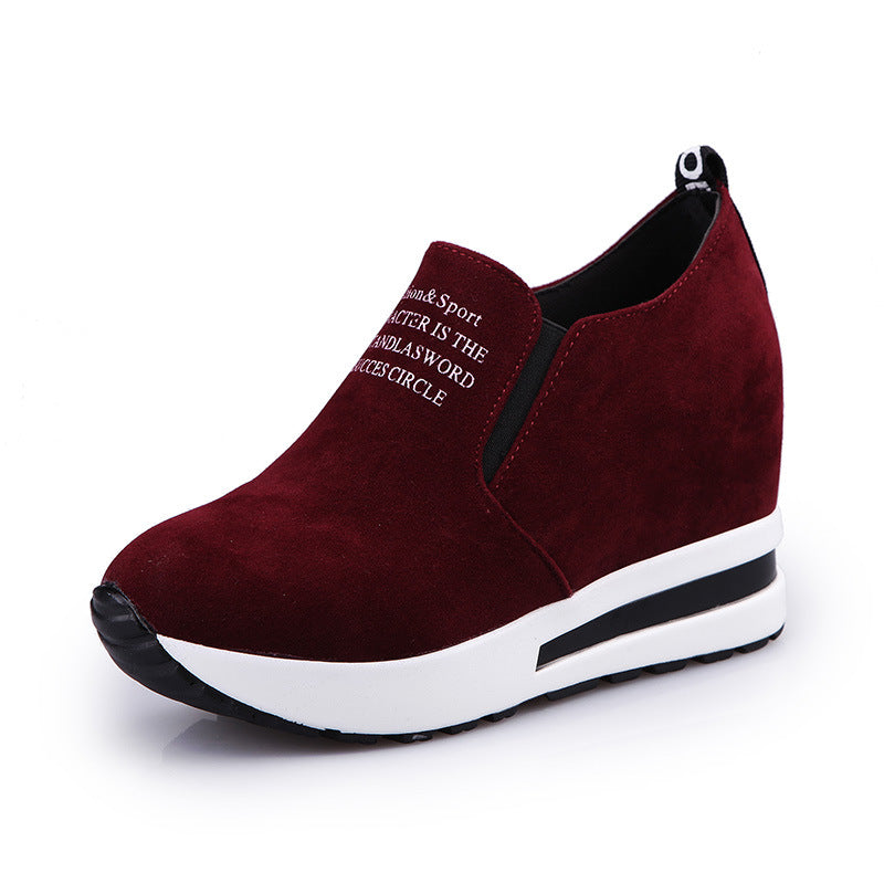 Damen Wedge-Sneaker mit elegantem Obermaterial und komfortabler Sohle R&B