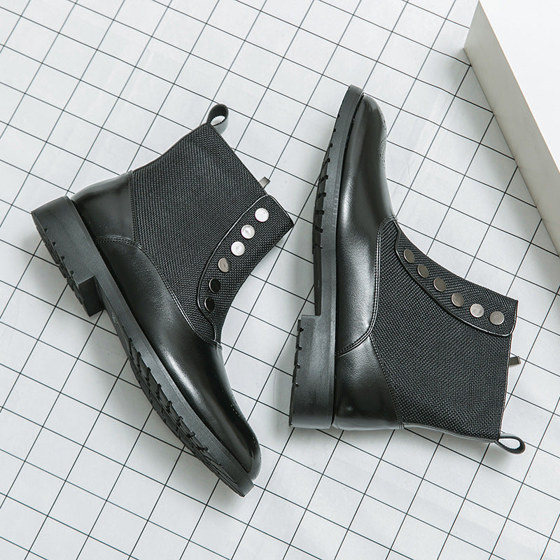 Elegante Herrenstiefel aus hochwertigem Leder R&B