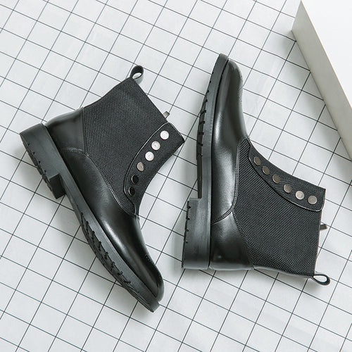 Elegante Herrenstiefel aus hochwertigem Leder R&B