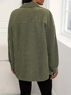 R&B | Weiche Cordjacke Polyester/baumwolle Stilvoller Komfort