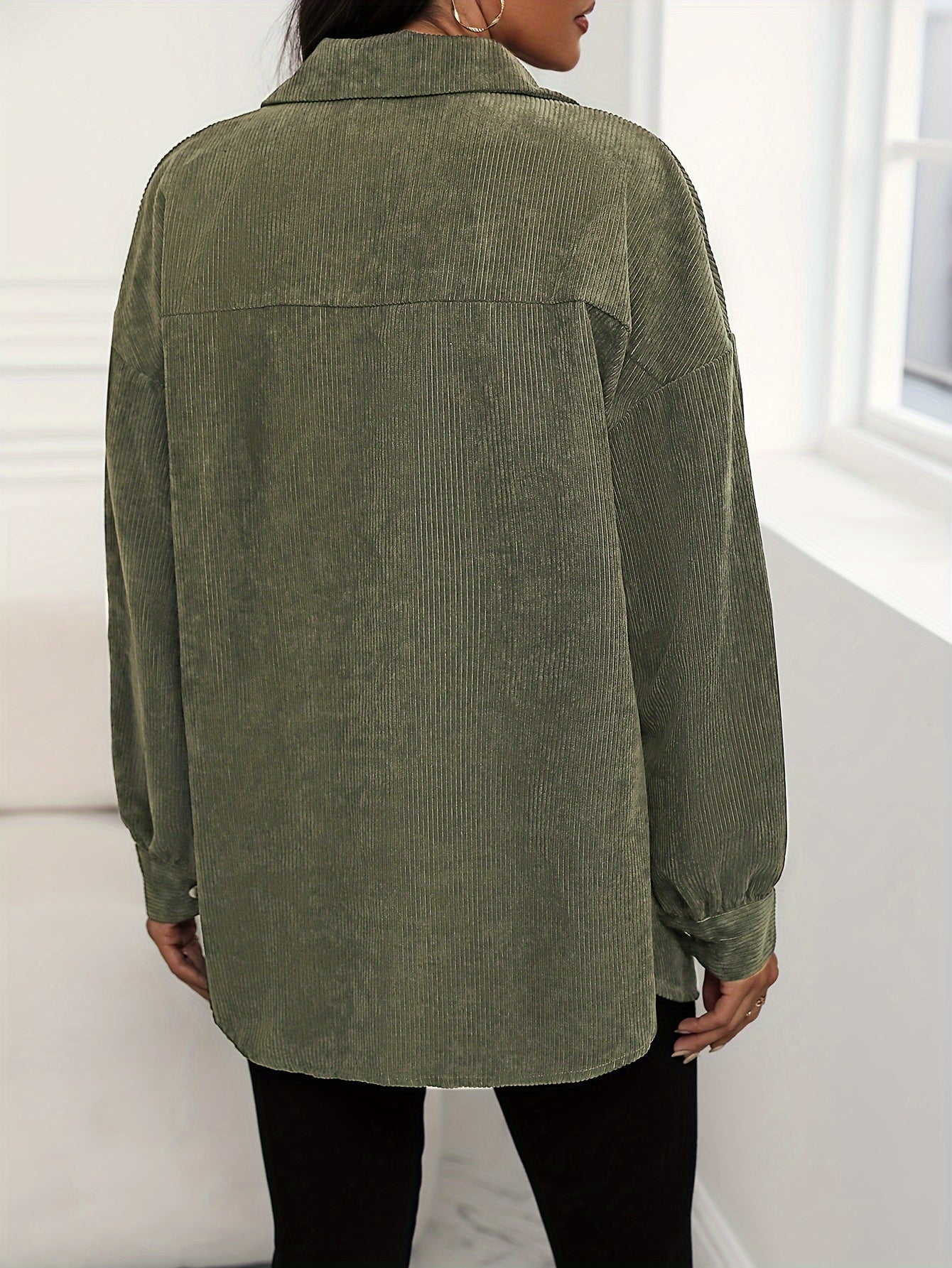 R&B | Weiche Cordjacke Polyester/baumwolle Stilvoller Komfort